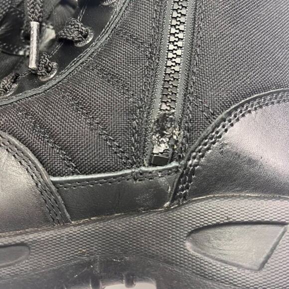 Original Swat Boots Womens Sz 6 Black Leather Canvas Tactical Military Combat - Picture 14 of 14